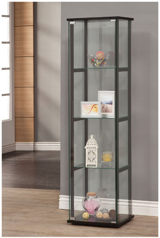 Coaster Furniture - Black Curio Cabinet - 950171 - GreatFurnitureDeal