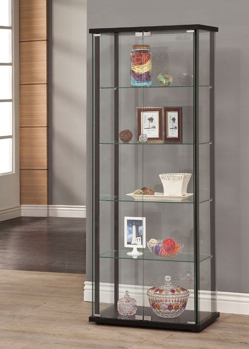 Coaster Furniture - Black Curio Cabinet - 950170 - GreatFurnitureDeal