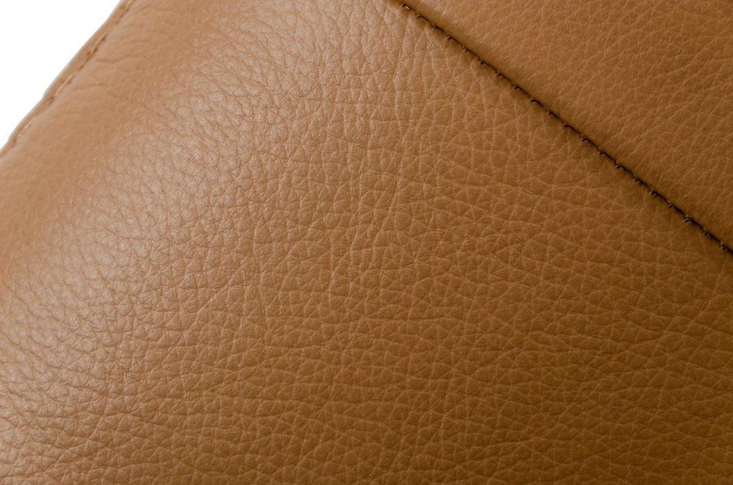 VIG Furniture - Estro Salotti Blossom Modern Cognac Leather Dual Reclining Sofa - VGNTBLOSSOM-S