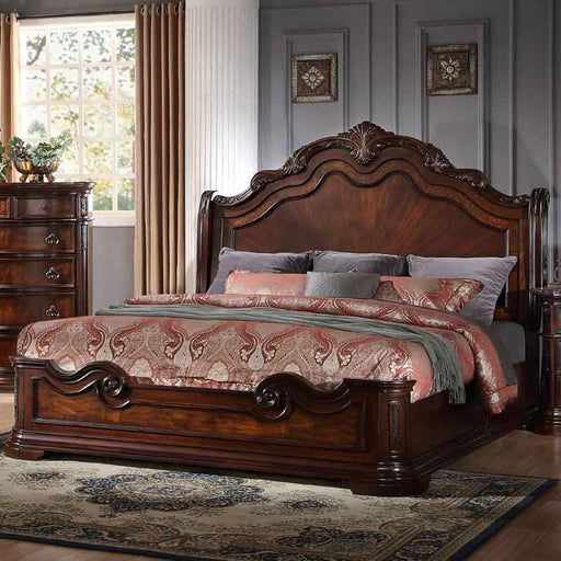Mariano Furniture - B1003 California King Panel Bed - BMB1003-CK - GreatFurnitureDeal