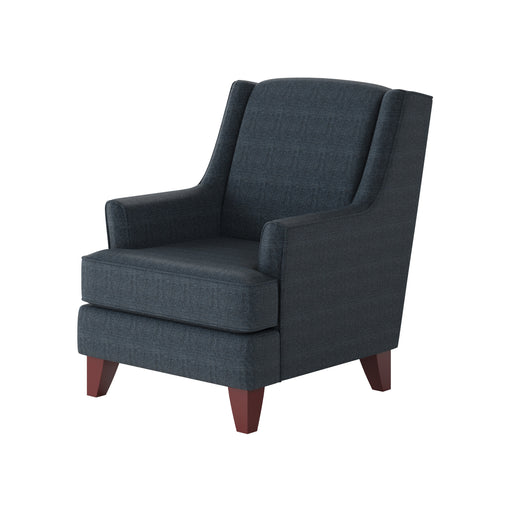 Southern Home Furnishings - Theron Indigo Accent Chair in Blue - 260-C Theron Indigo - GreatFurnitureDeal