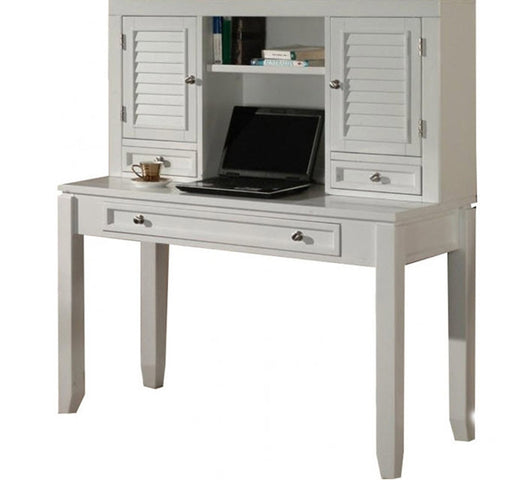 Parker House - Boca 47" Writing Desk With Hutch, Cottage White - BOC#347D-347H - GreatFurnitureDeal