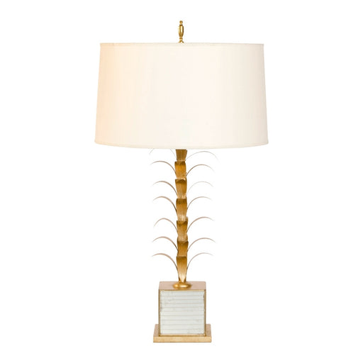 Worlds Away - Boca Chica Lamp In Gold Leaf - BOCA CHICA