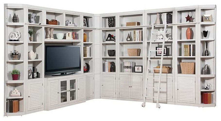 Parker House - Boca 11 Piece Corner Entertainment Library Wall - PAH-BOC-401-411-420(4)-430(2)-450(2)-456 - GreatFurnitureDeal