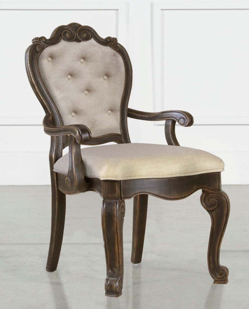 Myco Furniture - Bordeaux Arm Chair in Espresso Oak (Set of 2) - BR200-A - GreatFurnitureDeal