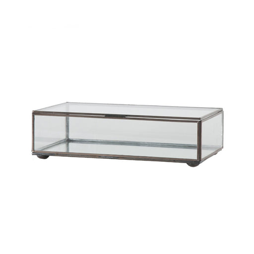 Worlds Away - Small Rectangular Box With Clear Glass - BOX CLRS - GreatFurnitureDeal