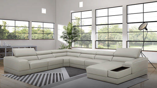 ESF Furniture - 1576 Grey Sectional Right by Kuka - 1576SECTIONALRIGHT - GreatFurnitureDeal