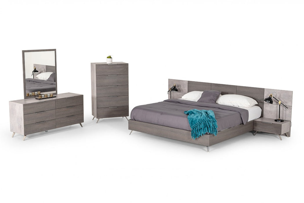 VIG Furniture - Nova Domus Bronx Italian Modern Faux Concrete & Grey Chest - VGACBRONX-CHEST