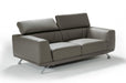 VIG Furniture - Divani Casa Brustle Modern Dark Grey Eco-Leather 89" Sofa - VGKN8334-GRY-S - GreatFurnitureDeal