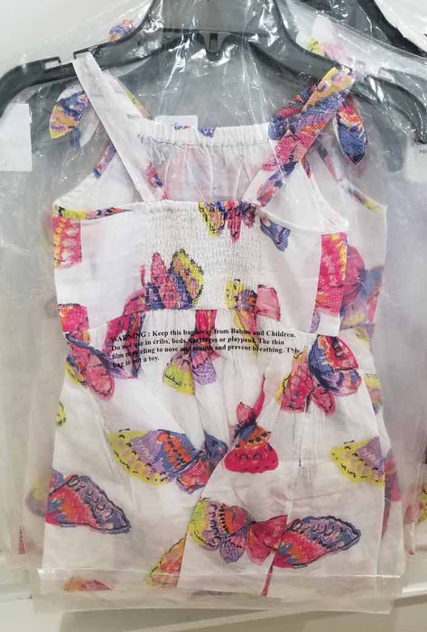 Peek Kids Camila Butterfly Print Dress - XS(4-5)