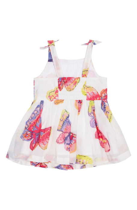 Peek Kids Camila Butterfly Print Dress - 3T