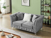 GFD Home - L8085B Two-seat + three-seat modular sofa light gray - GreatFurnitureDeal