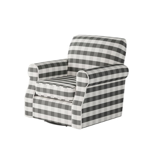Southern Home Furnishings - Brock Charcoal Swivel Chair - 602S-C Brock Charcoal - GreatFurnitureDeal