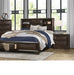Homelegance - Chesky Warm Espresso 3 Piece California King Platform Storage Bedroom Set - 1753K-1CK-3 - GreatFurnitureDeal