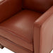 GFD Home - Elizabeth Top Grain Leather Arm Chair - GreatFurnitureDeal