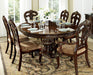 Homelegance - Deryn Park Round - Oval Pedestal Dining Table - 2243-76 - GreatFurnitureDeal