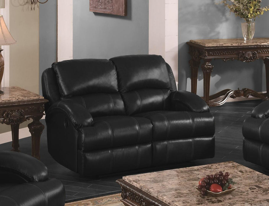 Myco Furniture - Capri 2 Piece Recliner Sofa Set in Black - CA820SL-BK - GreatFurnitureDeal