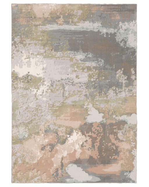 Oriental Weavers - Capistrano Grey/ Pink Area Rug - 536A1 - GreatFurnitureDeal