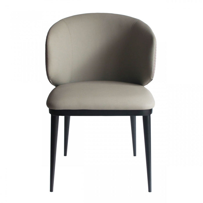 VIG Furniture - Modrest Caplan Modern Beige Leatherette Dining Armchair - VGYFDC1102-BEI-DC