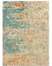 Oriental Weavers - Carson Blue/ Orange Area Rug - 9654B - GreatFurnitureDeal