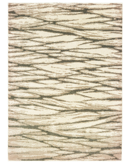Oriental Weavers - Carson Ivory/ Sand Area Rug - 9671C - GreatFurnitureDeal