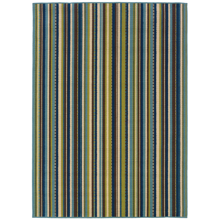 Oriental Weavers - Caspian Blue/ Brown Area Rug - 1004X