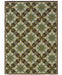 Oriental Weavers - Caspian Brown/ Ivory Area Rug - 1005D - GreatFurnitureDeal