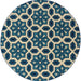 Oriental Weavers - Caspian Ivory/ Blue Area Rug - 969W6 - GreatFurnitureDeal