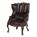 Benetti's Italia - Cavali Wingback Chair in Dark Brown - CAVALI-C