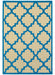 Oriental Weavers - Cayman Sand/ Blue Area Rug - 660L9 - GreatFurnitureDeal
