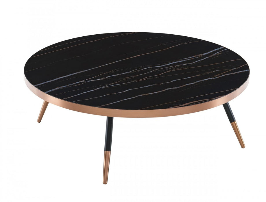 VIG Furniture - Modrest Cayson - Modern Black Ceramic Coffee Table - VGEWCT1015-3AA-BLK-CT