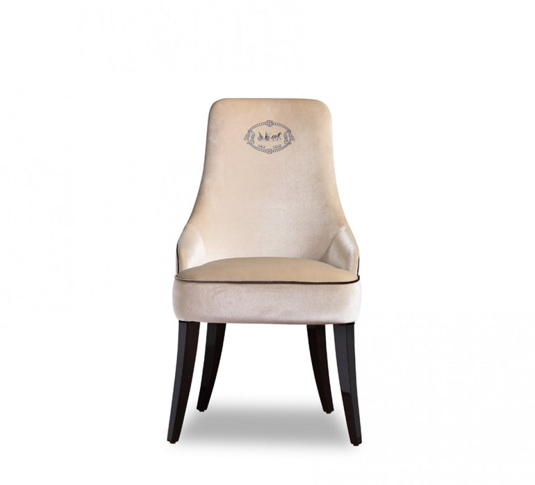 VIG Furniture - A&X Talin Modern Off-White Velour Dining Chair - VGUNCC020