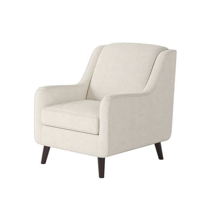 Southern Home Furnishings - Sugarshack Glacier Accent Chair in Off White - 240-C Sugarshack Glacier - GreatFurnitureDeal