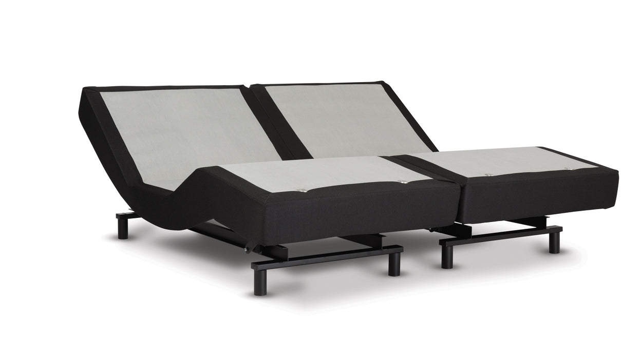 GFD Home - S86 InMotion Silver Power Base Split Queen Bed Frame,Base 30x80x6 - GreatFurnitureDeal