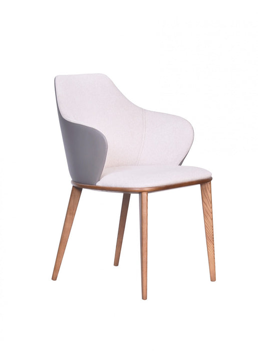 VIG Furniture - Modrest Megan Modern Beige & Grey Dining Chair - VGCSCH17117-1