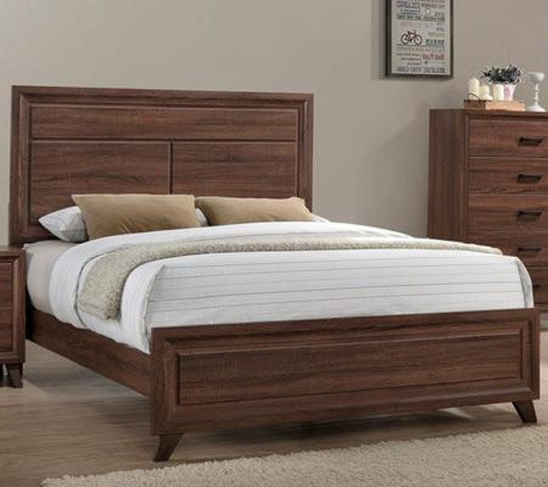 Myco Furniture - Christian Queen Bed in Brown - CH420-Q