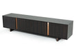 VIG Furniture - Modrest Chadwick Modern Ebony & Rosegold TV Stand - VGHB297F-EBN - GreatFurnitureDeal