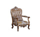 European Furniture - Saint Germain Luxury Chair in Light Gold & Antique Silver - 35550-C