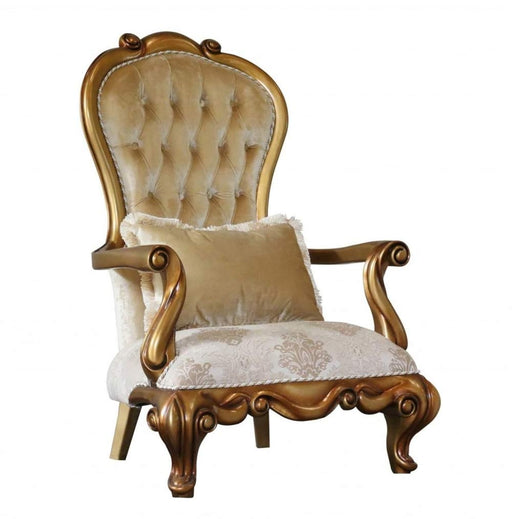 European Furniture - Carlotta Luxury Chair in Golden Bronze - 41951-C - GreatFurnitureDeal