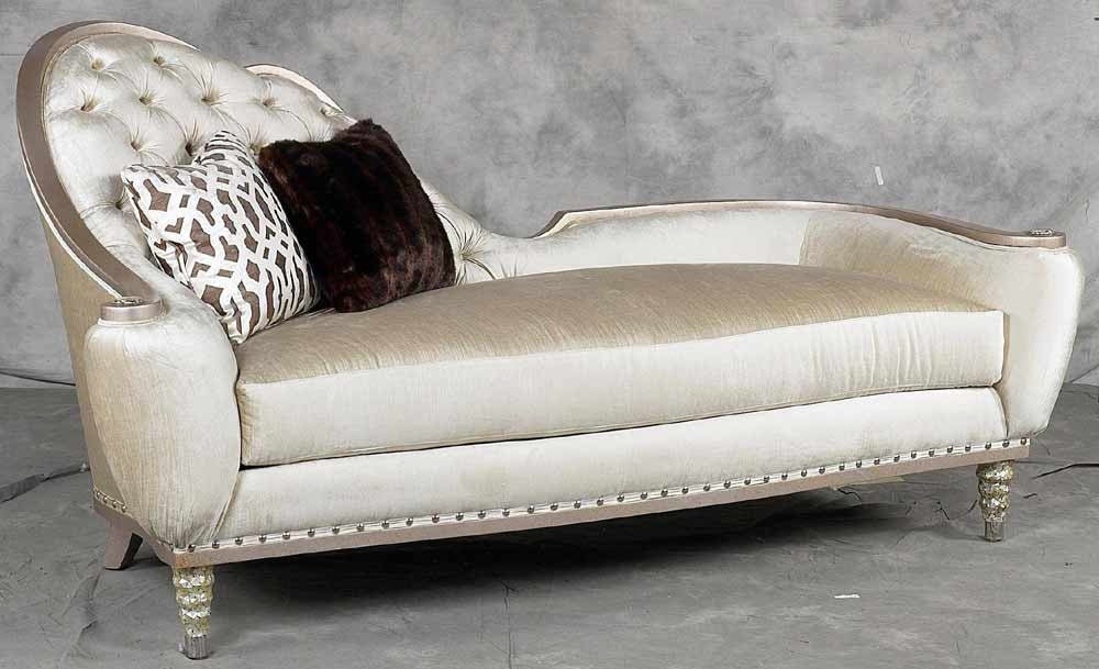 Benetti's Italia - Sofia 3 Piece Living Room Set in Pearl White, Chenille - SOFIA-3SET-PEARL WHITE - GreatFurnitureDeal