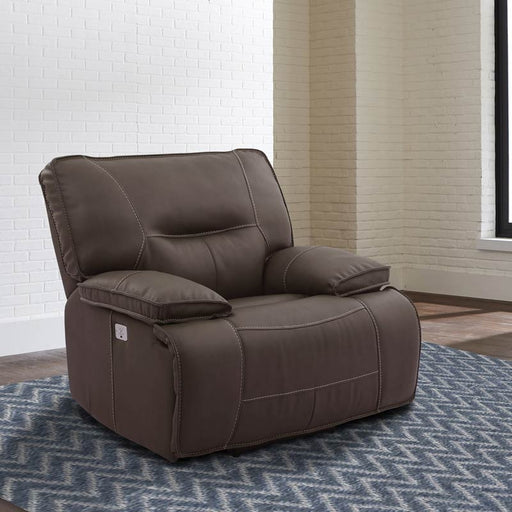 Parker Living - Spartacus Power Recliner with Power Headrest and USB Port in Chocolate (Set of 2) - MSPA#812PH-CHO - GreatFurnitureDeal
