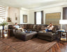 Jackson Furniture - Denali 3 Piece Sectional Sofa in Chocolate - 4378-62-72-30-CHOCOLATE