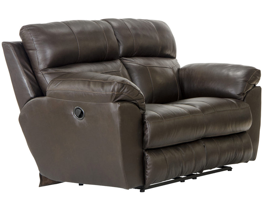 Catnapper - Costa 2 Piece Power Lay Flat Reclining Sofa Set in Chocolate - 64071-72-CHOCOLATE - GreatFurnitureDeal