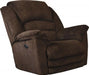 Catnapper - Rialto Chaise Rocker Recliner with Extended Ottoman in Chocolate - 47752162829 - GreatFurnitureDeal