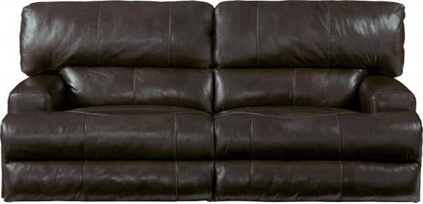 Catnapper - Wembley 2 Piece Power Lay Flat Reclining Sofa Set in Chocolate - 64581-CHO-P-2SET