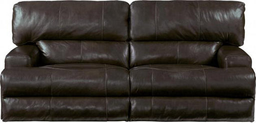 Catnapper - Wembley Lay Flat Reclining Sofa in Chocolate - 4581-CHO