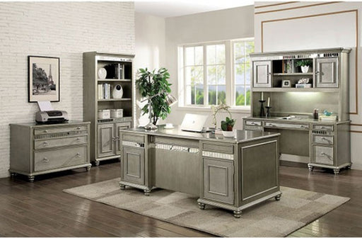 Furniture of America - Aine Silver Writing Desk - CM-DK908DK - GreatFurnitureDeal