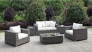 Furniture of America - Somani Ivory 6 Piece Patio Seating Set - CM-OS2128-22