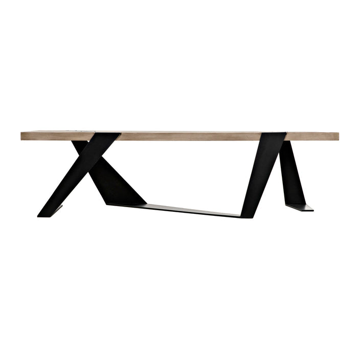 CFC Furniture - Mamba Coffee Table Gray Wash Wax - CM293 - GreatFurnitureDeal