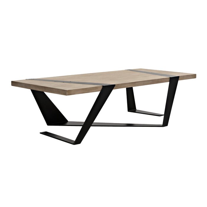 CFC Furniture - Mamba Coffee Table Gray Wash Wax - CM293 - GreatFurnitureDeal